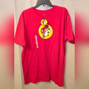 BUC-EE'S Iconic Beaver Logo Graphic Tee NEW XL NWT Father's Day Gift Bucees